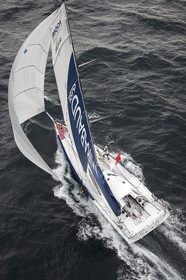 MIRABAUD  Monohull IMOCA 60, skipper Dominique Wavre (SUi)
