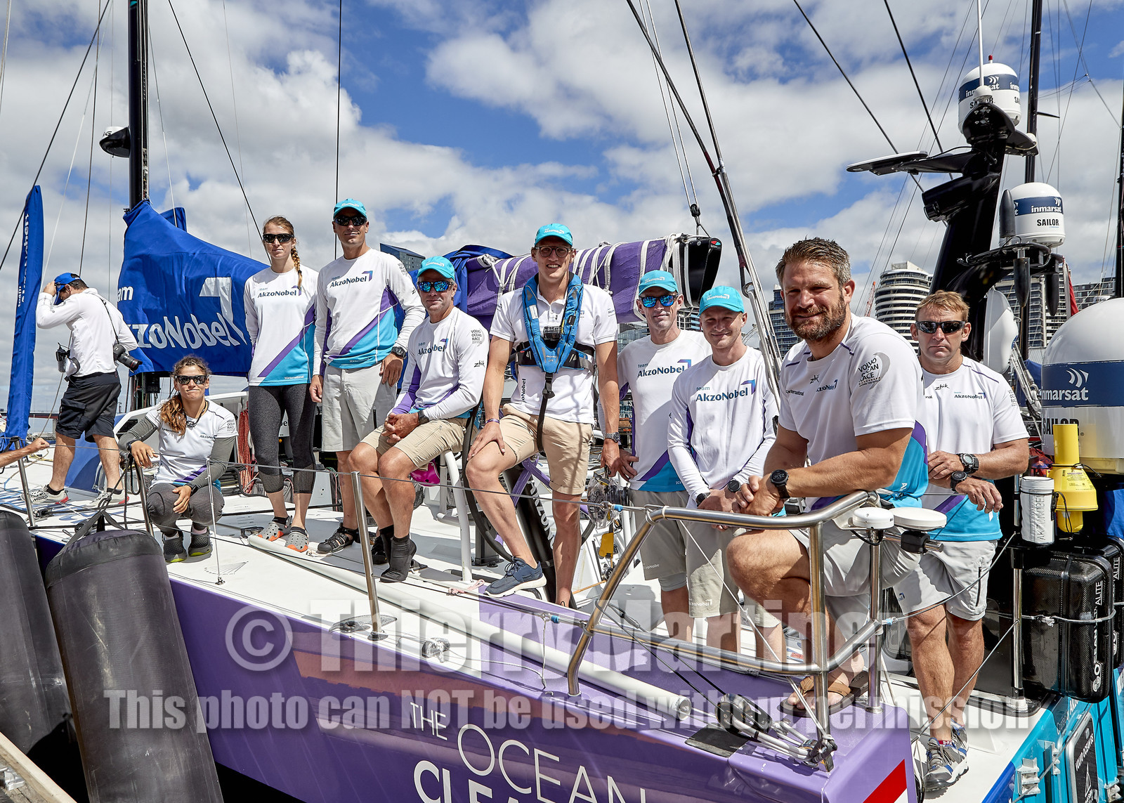 team AkzoNobel  in Volvo Ocean Race 2017-18.