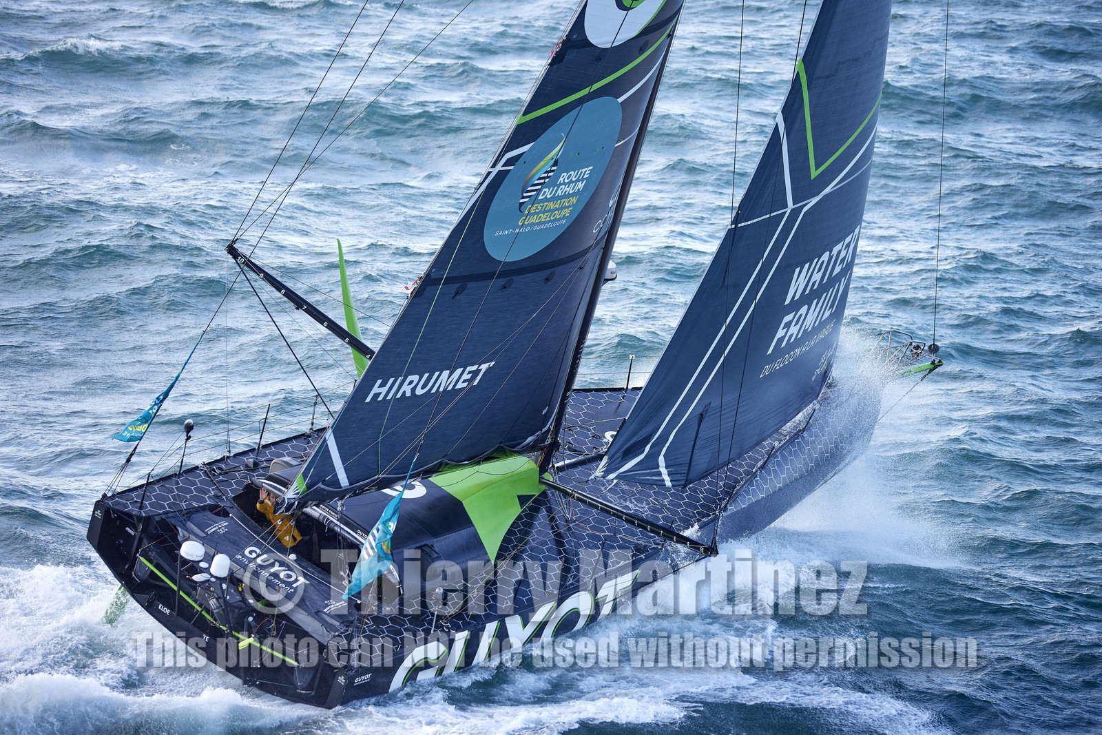 22_39609   © Thierry Martinez.DINARD, FRANCE. 9 Novembre  2022Départ de la 12éme ROUTE DU RHUM, transatlantique course à la voile en solitaire de St Malo(FRA)  à Pointe à Pitre (FRA-Guadeloupe) 3.543 milles nautiques.