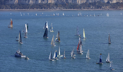 Départ Transat Jacques Vabre 2015.