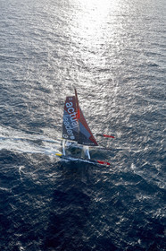 « ULTIM ACTUAL LEADER , Skipper Yves Le Blevec.