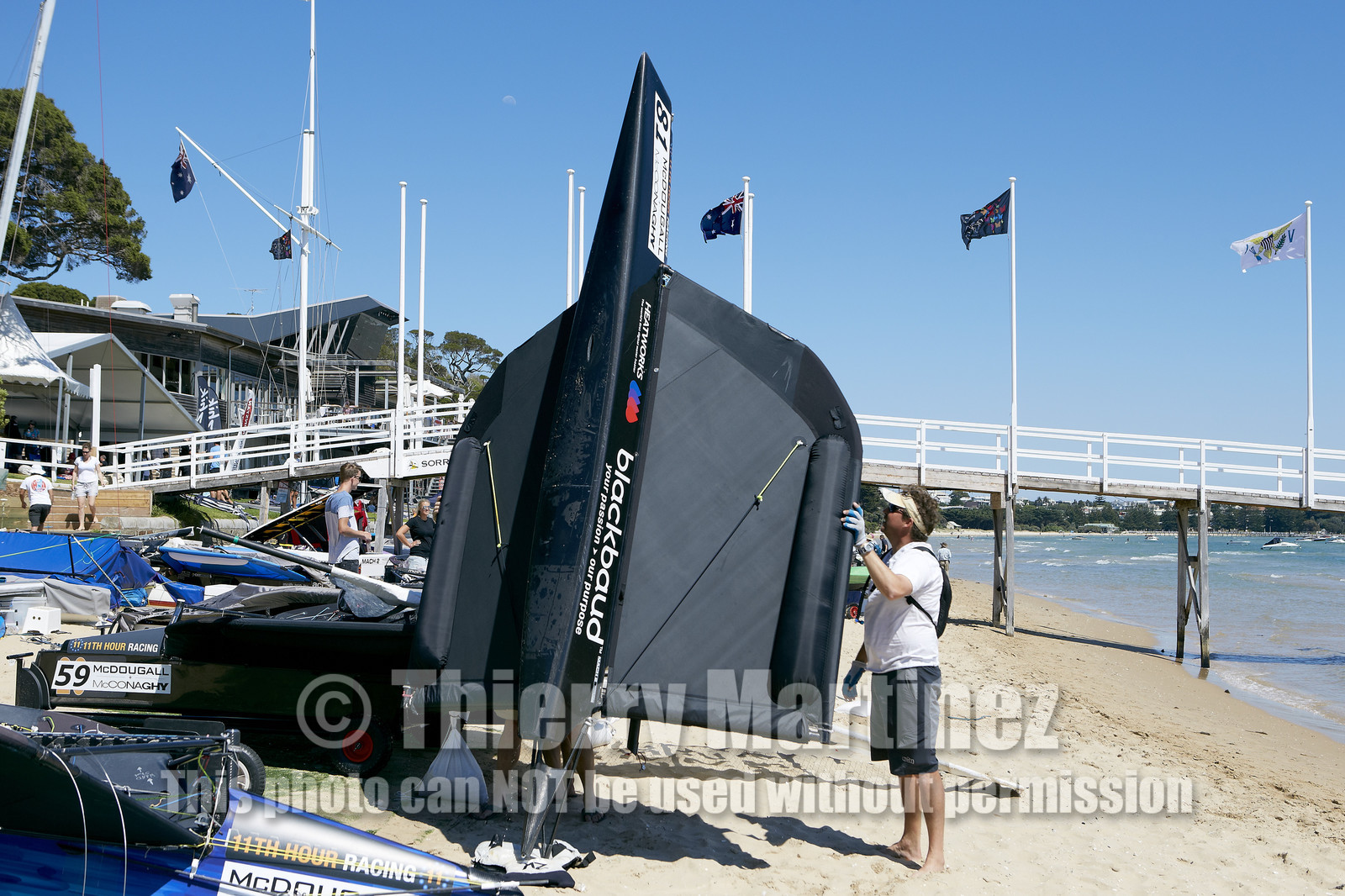 2015 McDougall + McConaghy Moth Worlds. Sorrento - VIC AUSTRALIA  . 6 16 January 2015. Organize by Sorrento Sailing Couta Boat Club.