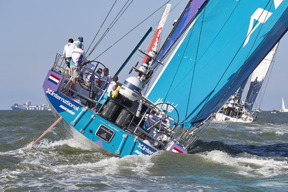 team AkzoNobel  in Volvo Ocean Race 2017-18.