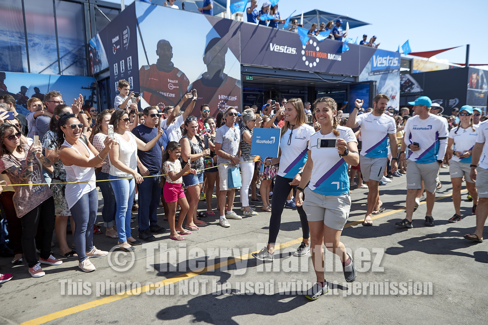team AkzoNobel  in Volvo Ocean Race 2017-18.