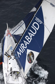 MIRABAUD  Monohull IMOCA 60, skipper Dominique Wavre (SUi)