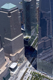 Aerial view of New York City (USA).