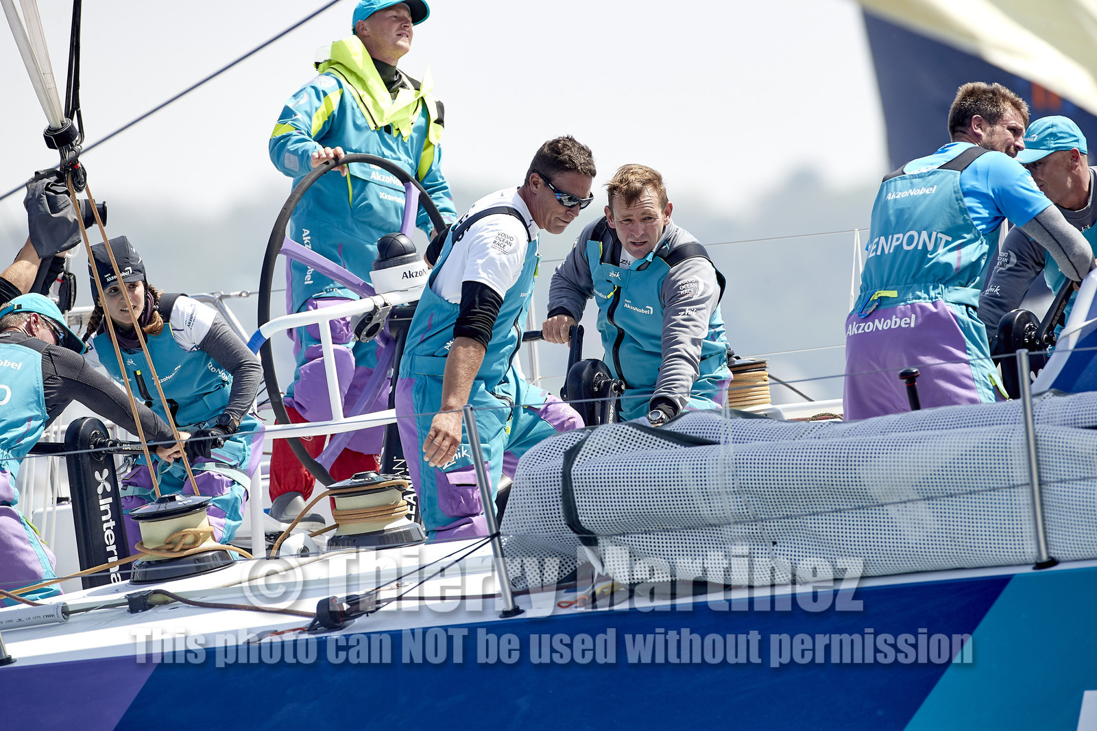 team AkzoNobel  in Volvo Ocean Race 2017-18.