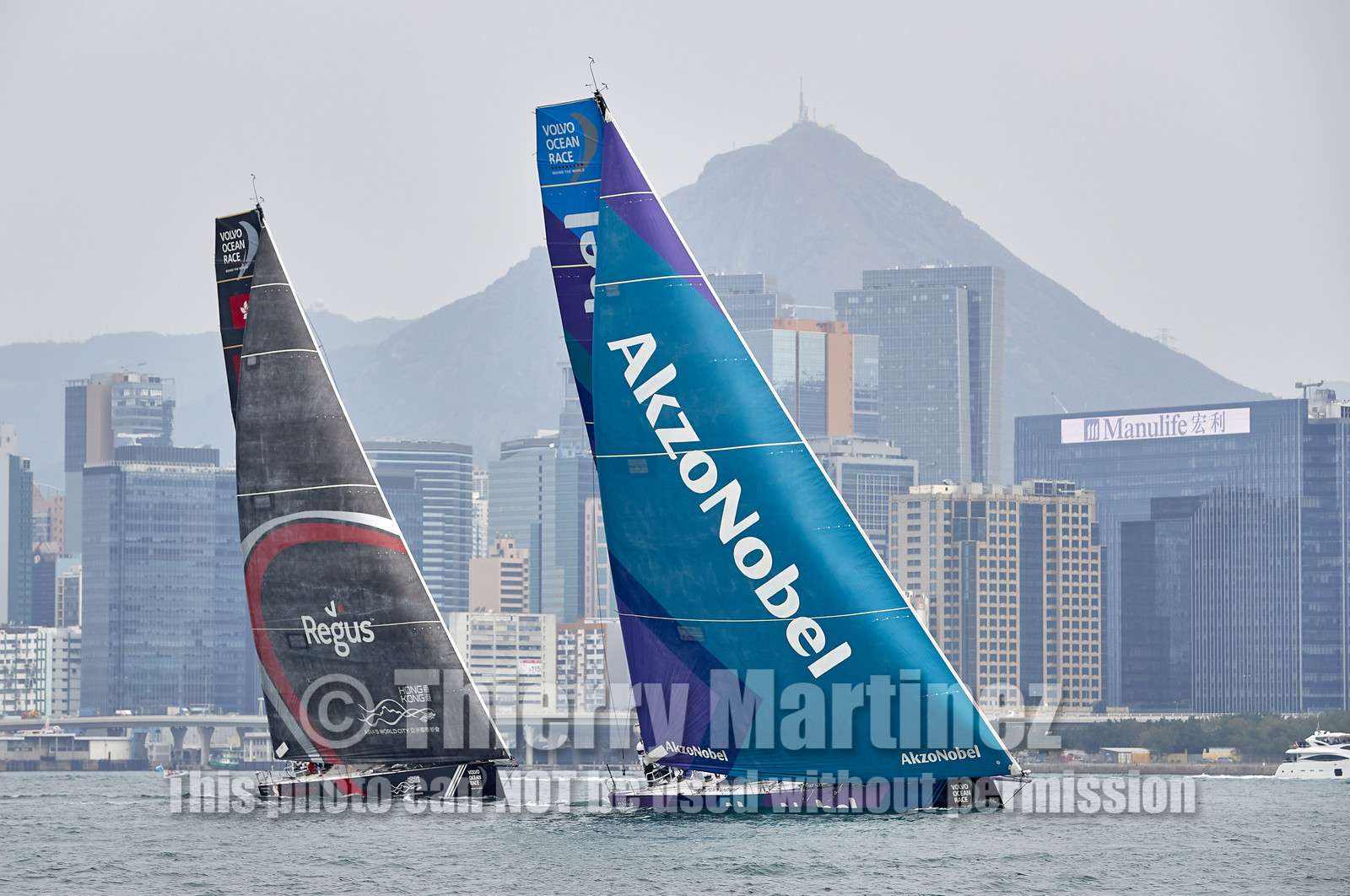 team AkzoNobel  in Volvo Ocean Race 2017-18.