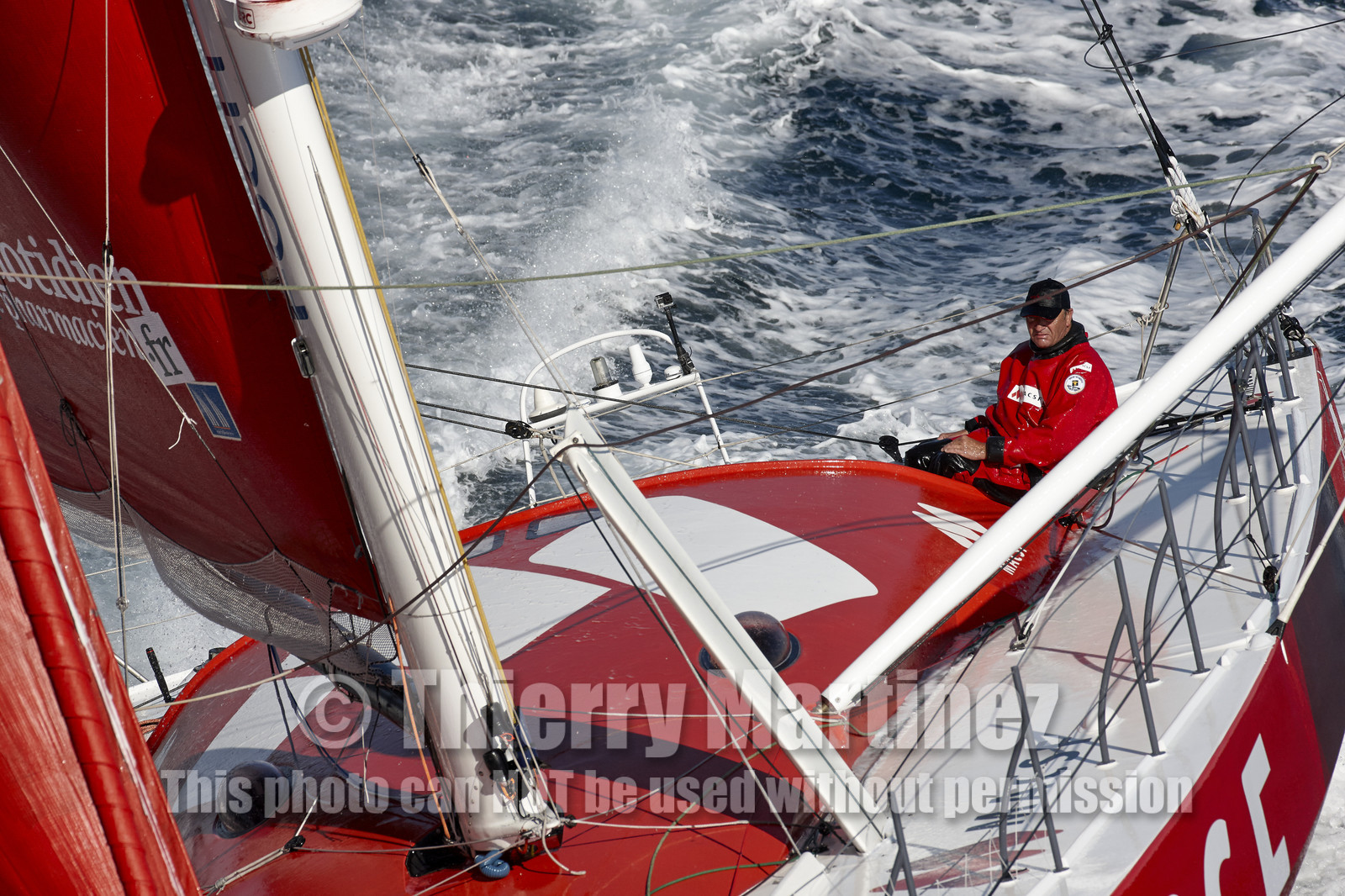 MACSF , Bertrand de Broc et Marc Guillemot avant la Transat Jacques Vabre 2015.