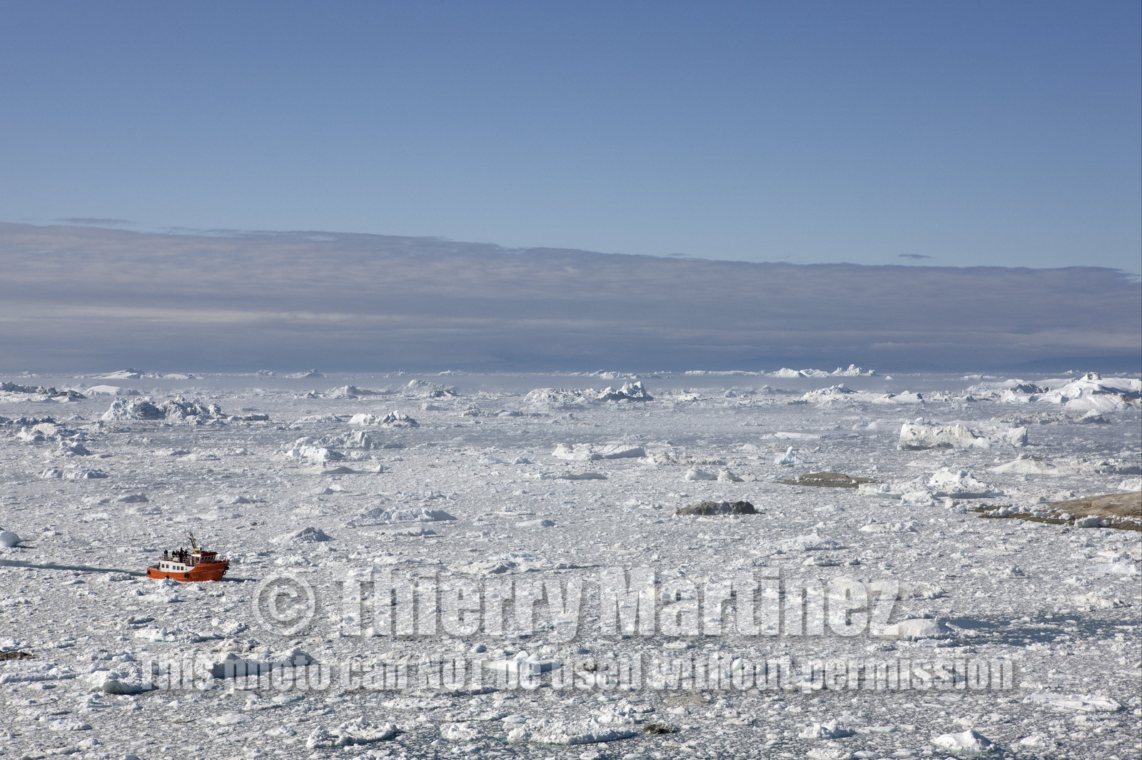 Schooner LA LOUISE sailing on west coast of Greenland.