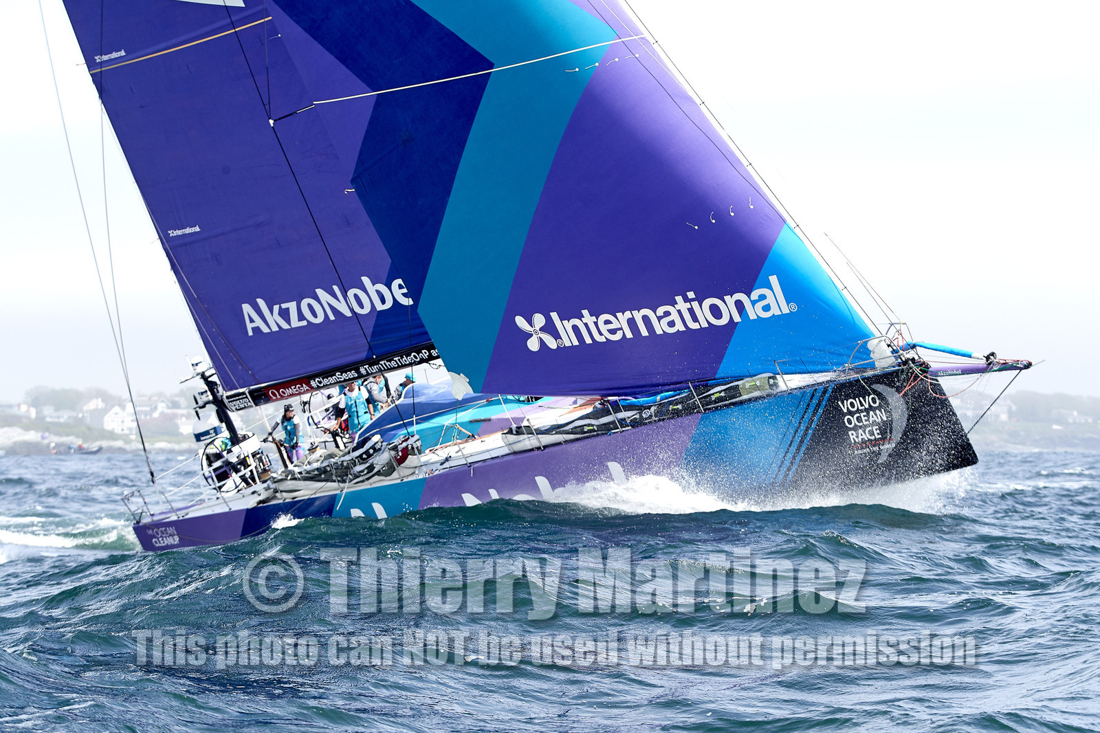 team AkzoNobel  in Volvo Ocean Race 2017-18.