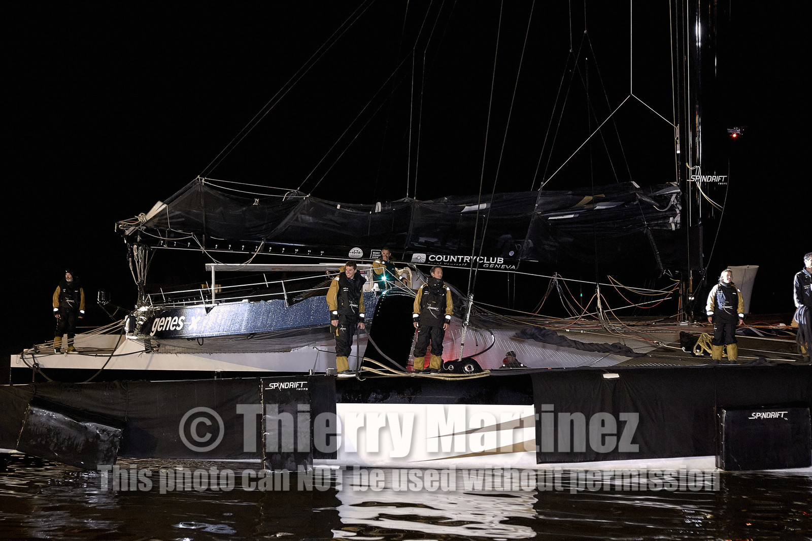 MAXI  SPINDRIFT 2 Jules Verne trophy  2015 2016 attempt.