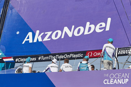 team AkzoNobel  in Volvo Ocean Race 2017-18.