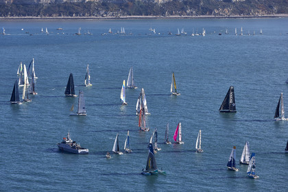 Départ Transat Jacques Vabre 2015.