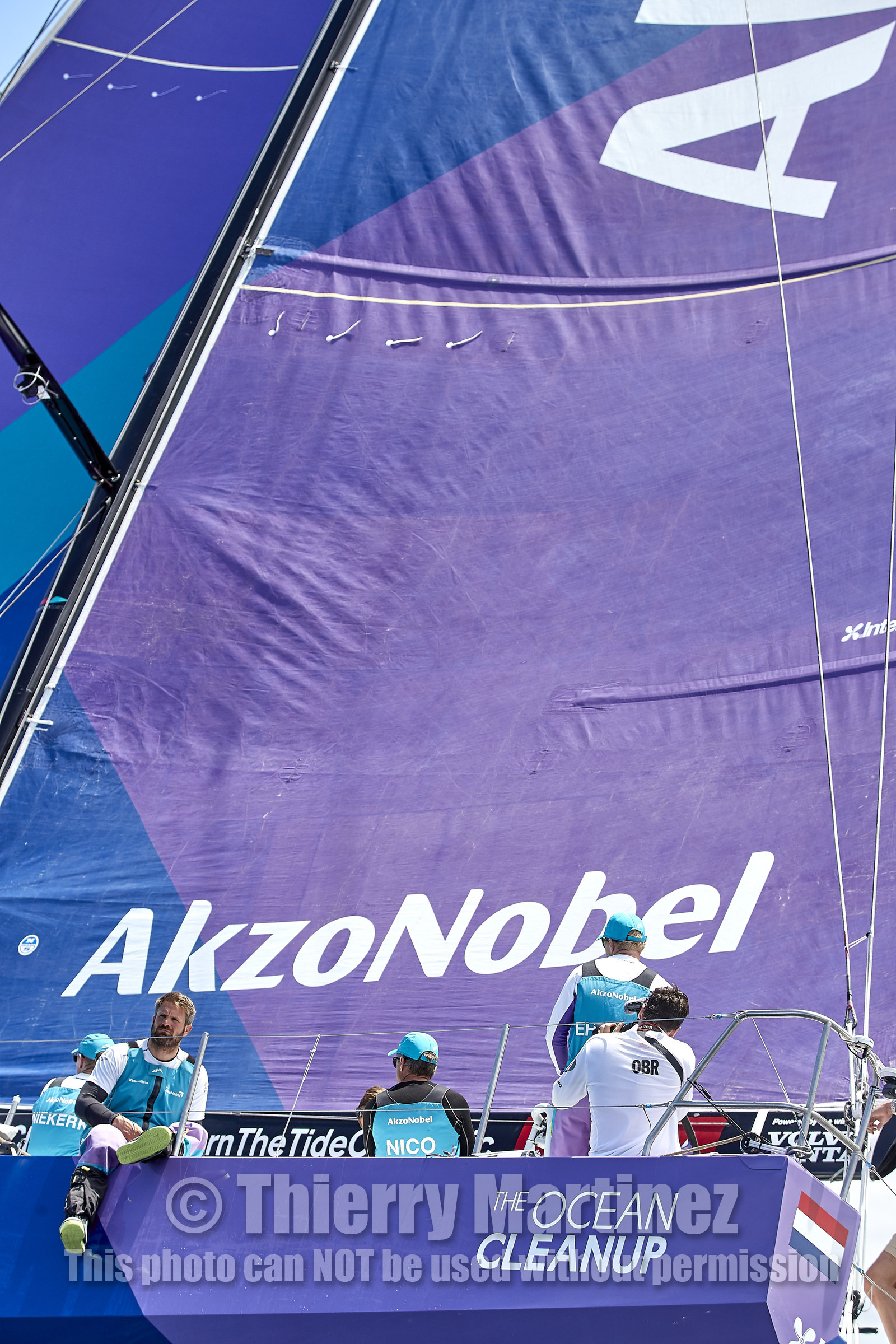 team AkzoNobel  in Volvo Ocean Race 2017-18.