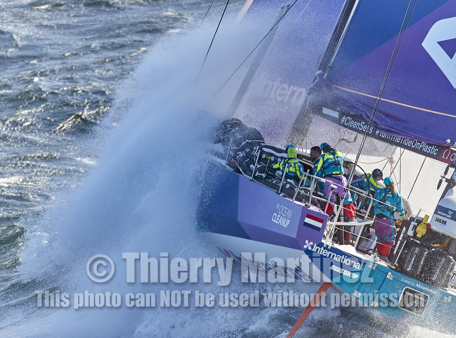 team AkzoNobel  in Volvo Ocean Race 2017-18.