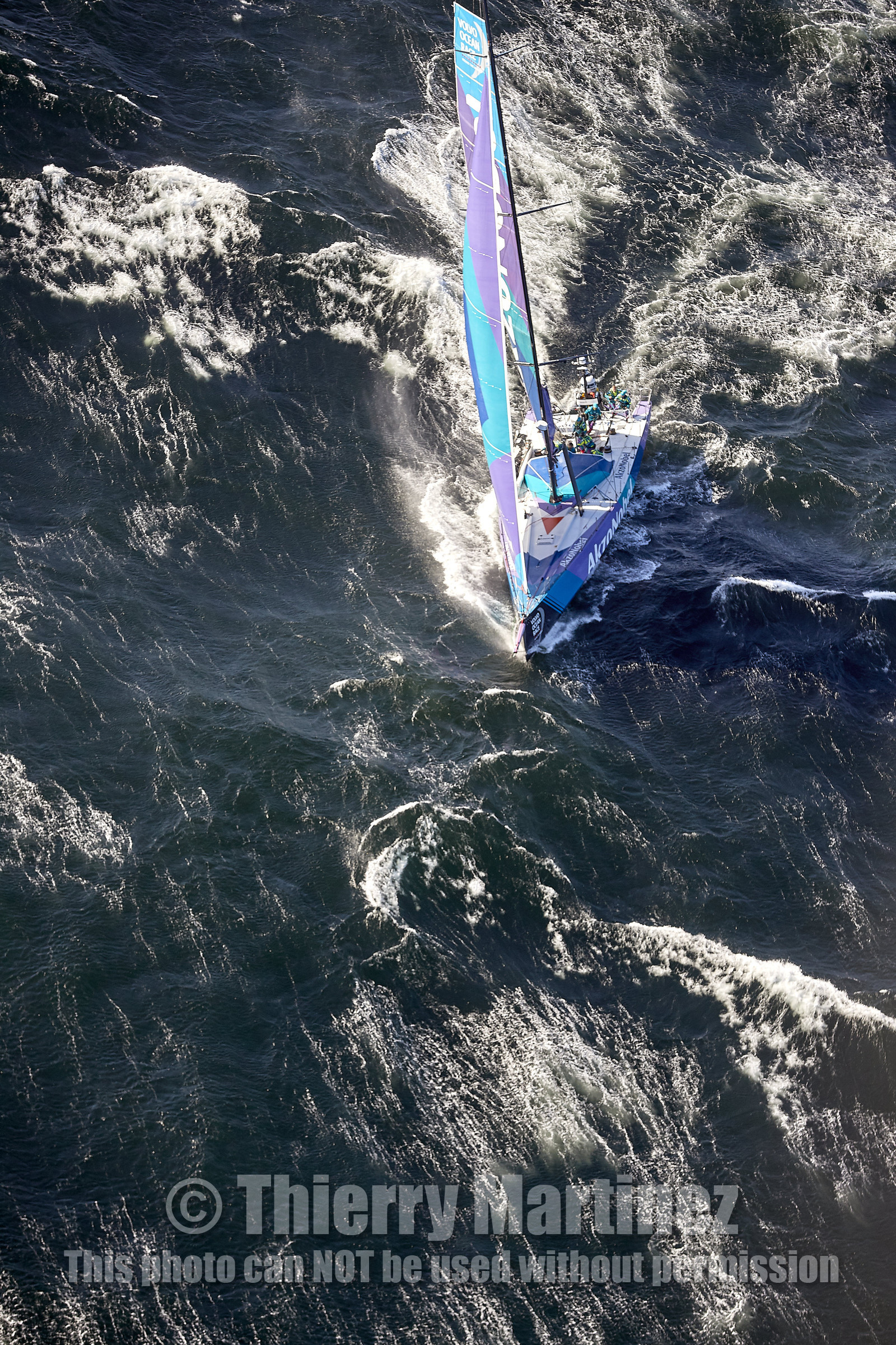 team AkzoNobel  in Volvo Ocean Race 2017-18.