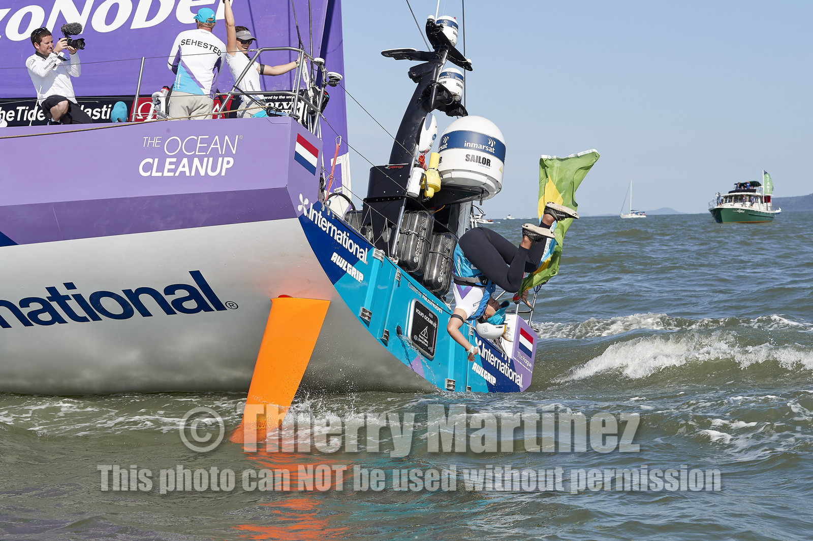 team AkzoNobel  in Volvo Ocean Race 2017-18.