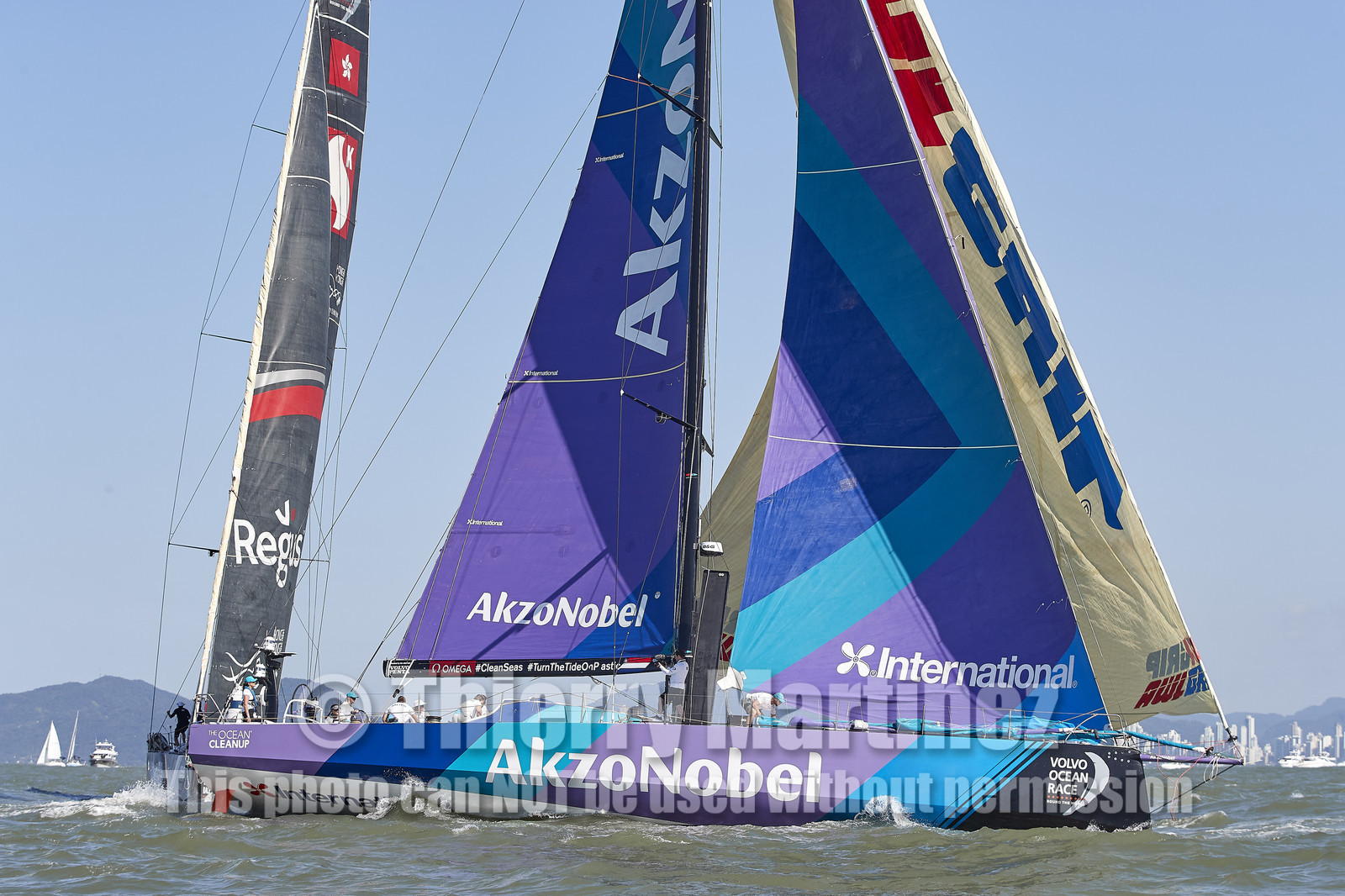 team AkzoNobel  in Volvo Ocean Race 2017-18.