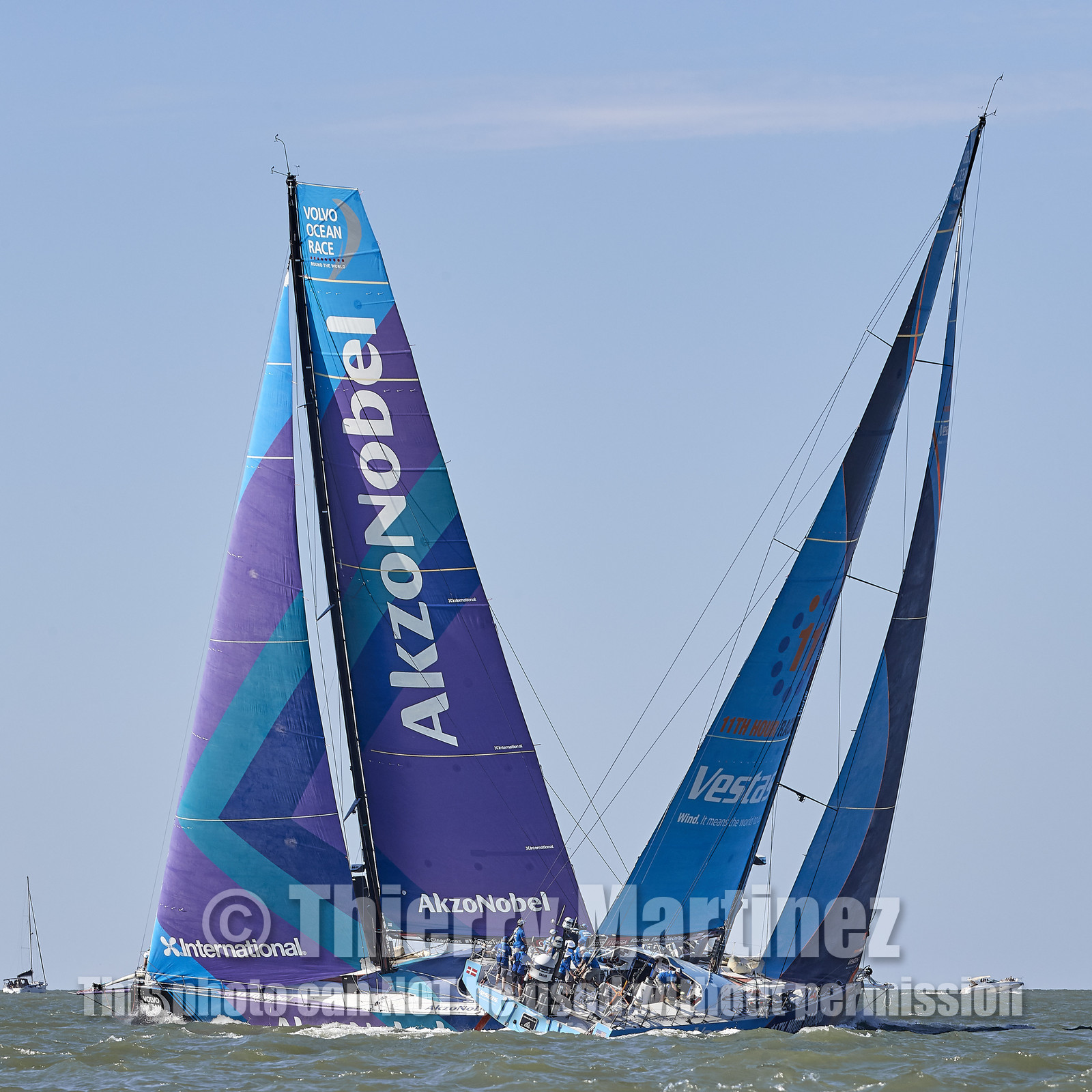 team AkzoNobel  in Volvo Ocean Race 2017-18.