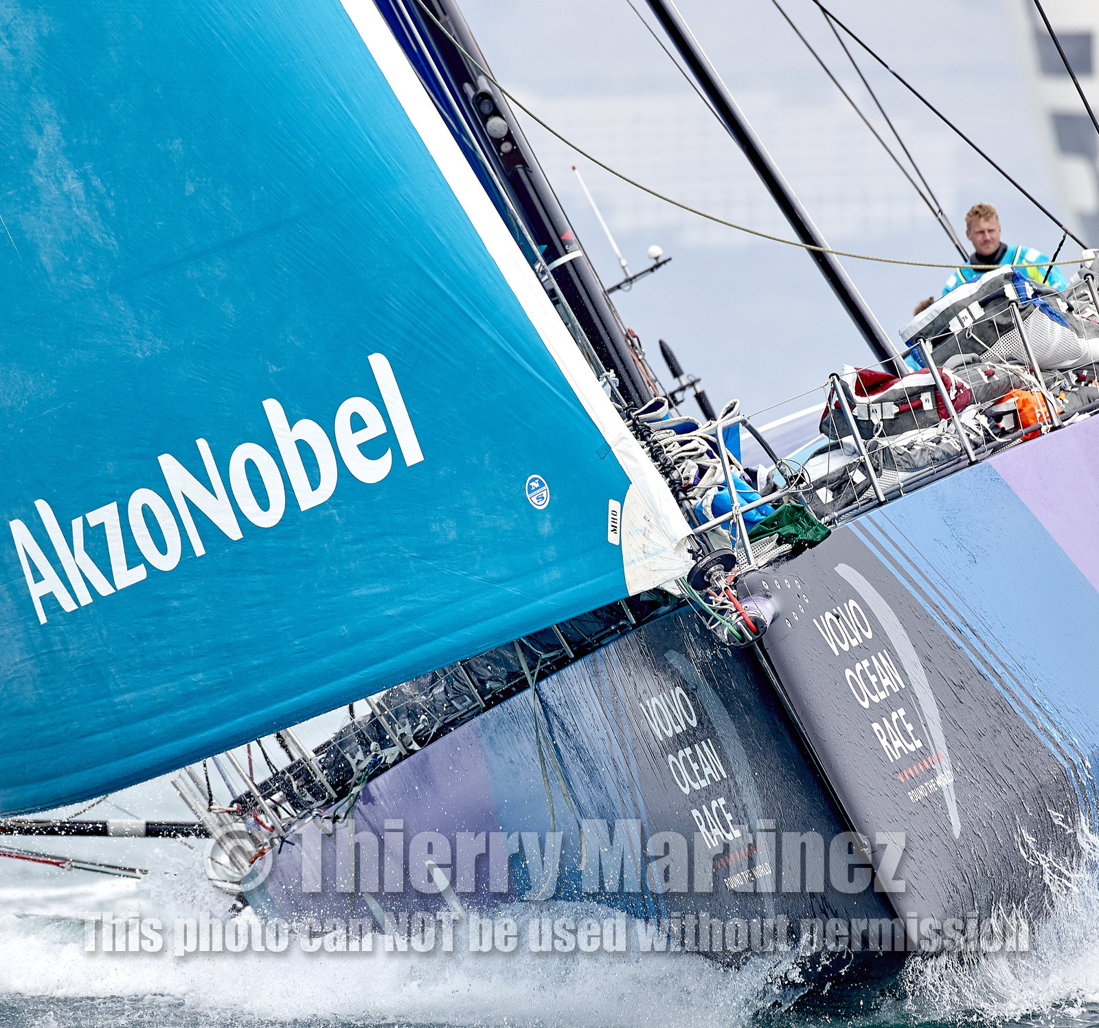 team AkzoNobel  in Volvo Ocean Race 2017-18.