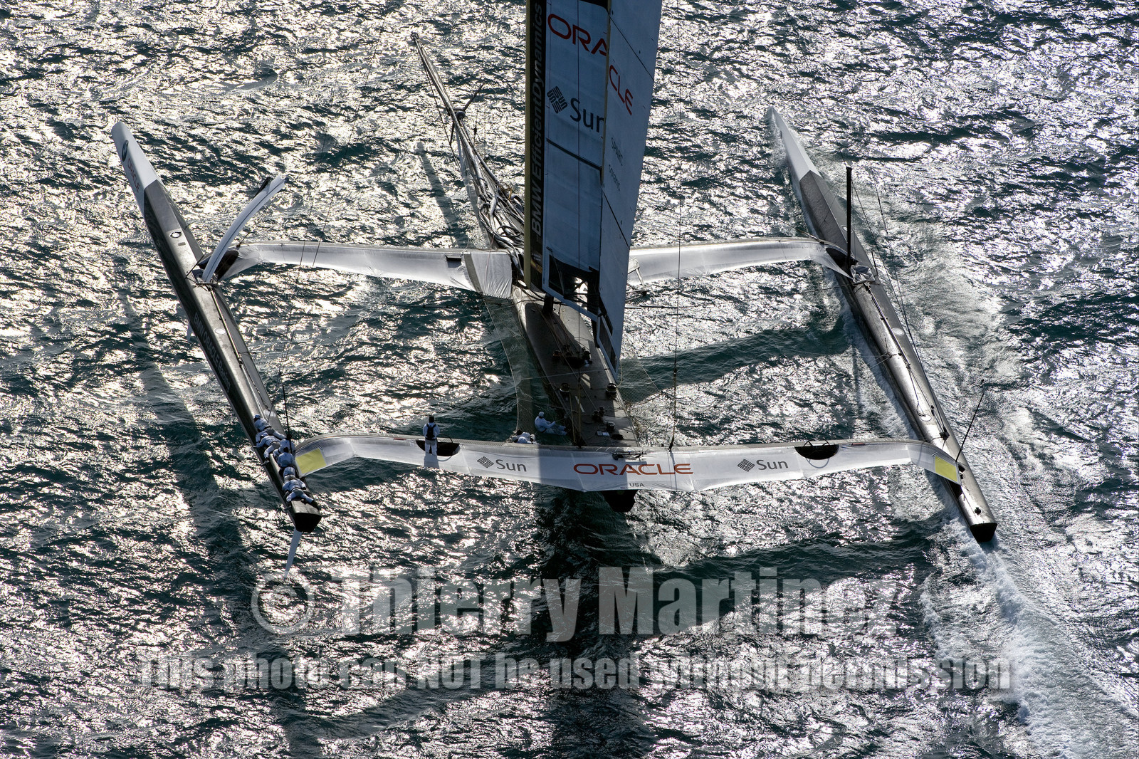 33rd  AMERICA'S CUP Valencia Spain, February 2010 - Defender:  ALINGHI (ALINGHI 5) vs Challenger : BMW Oracle Racing (USA 17)