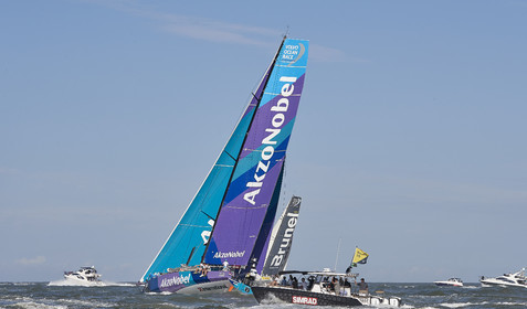team AkzoNobel  in Volvo Ocean Race 2017-18.