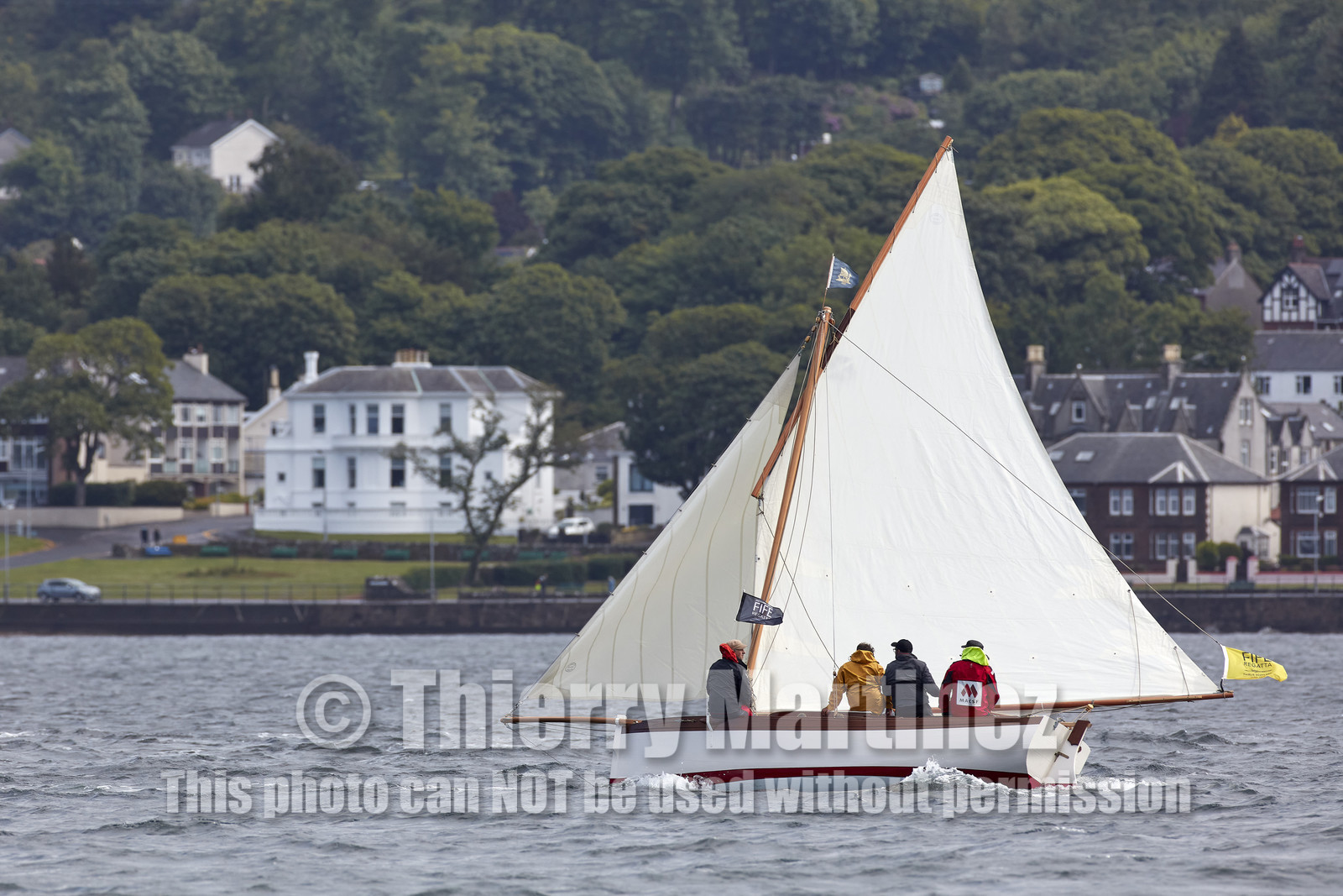 22_17006   © Thierry Martinez.FAIRLIE,SCOTLAND - UK 12th June 20222022 RICHARD MILLE FIFE REGATTA.Day 2 : LARGS to ROTHESAY