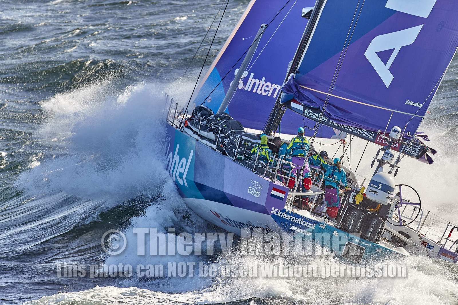 team AkzoNobel  in Volvo Ocean Race 2017-18.