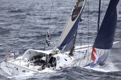 MIRABAUD  Monohull IMOCA 60, skipper Dominique Wavre (SUi)