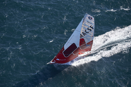 MACSF , Bertrand de Broc et Marc Guillemot avant la Transat Jacques Vabre 2015.