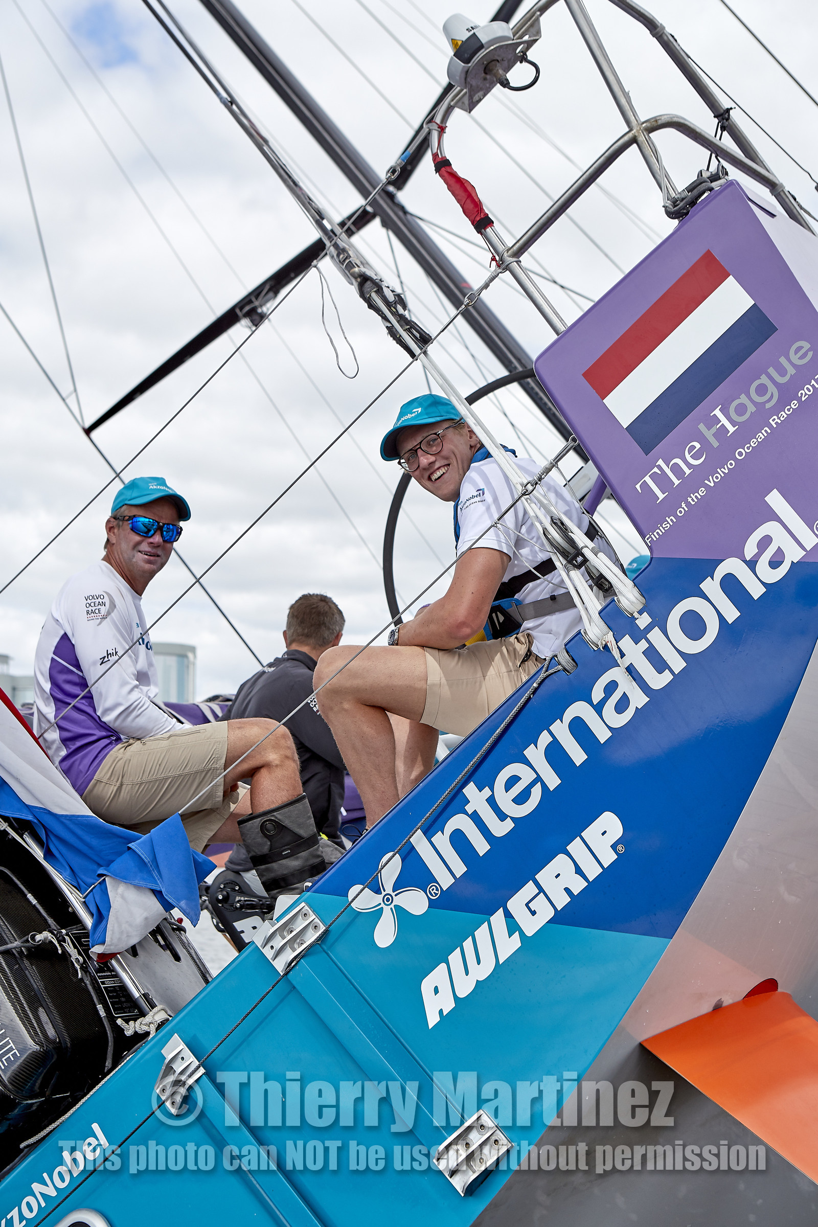 team AkzoNobel  in Volvo Ocean Race 2017-18.