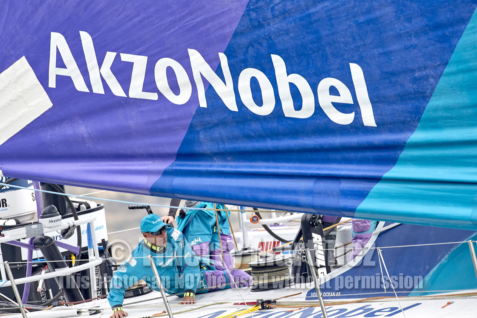 team AkzoNobel  in Volvo Ocean Race 2017-18.