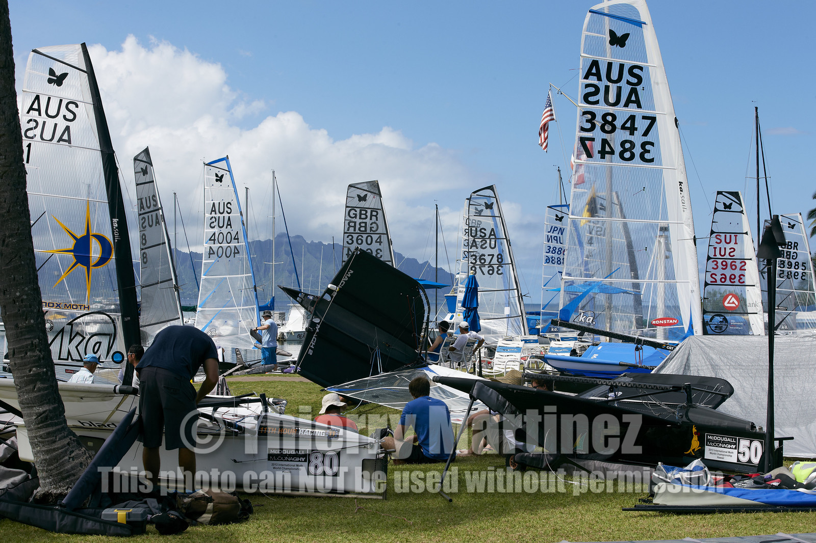 2013 US National International Moth - Kaneohe Bay - Hawaii -USA . 10-11 October 2013