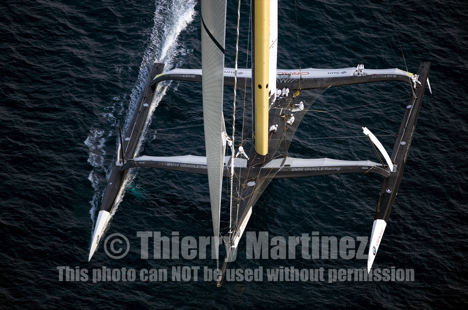 33rd  AMERICA'S CUP Valencia Spain, February 2010 - Defender:  ALINGHI (ALINGHI 5) vs Challenger : BMW Oracle Racing (USA 17)
