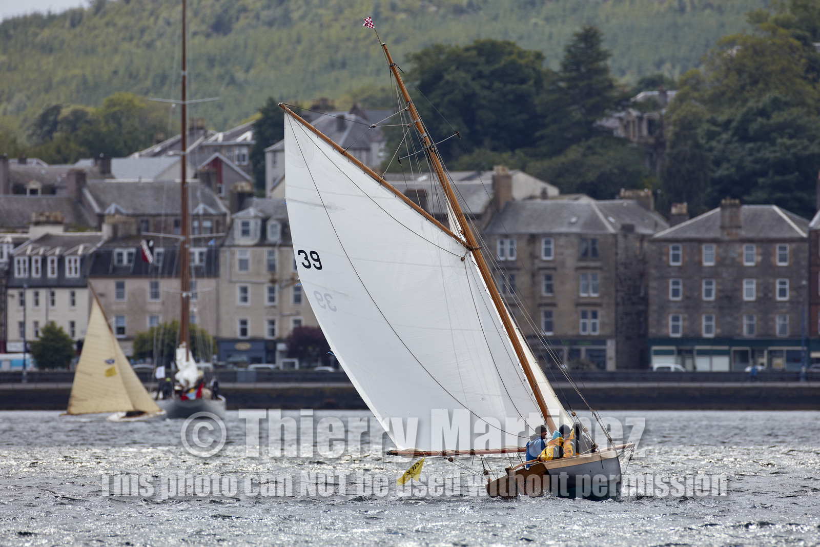 22_17006   © Thierry Martinez.FAIRLIE,SCOTLAND - UK 12th June 20222022 RICHARD MILLE FIFE REGATTA.Day 2 : LARGS to ROTHESAY