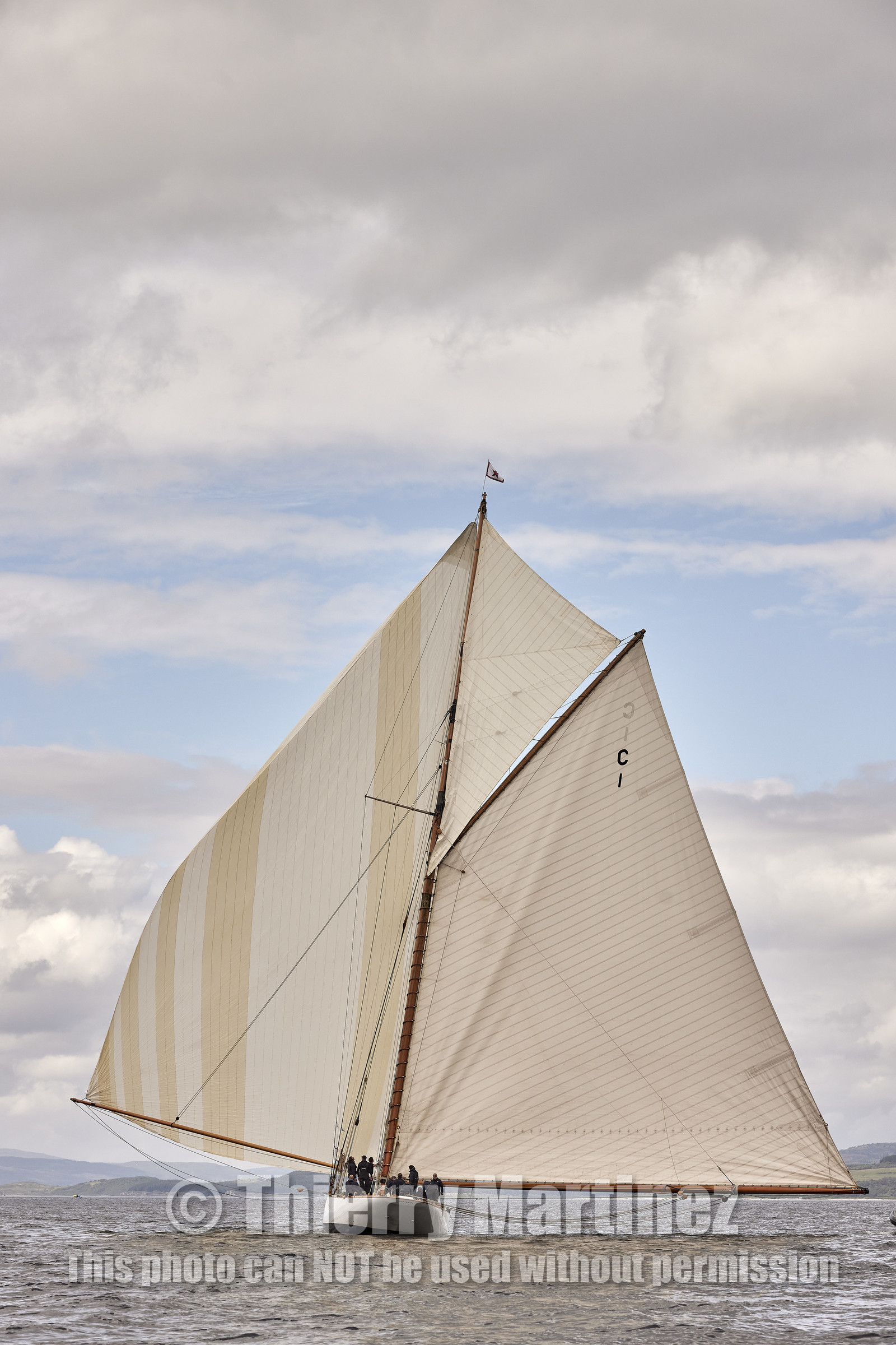 22_22844  © Thierry Martinez.FAIRLIE,SCOTLAND - UK 14th June 20222022 RICHARD MILLE FIFE REGATTA.Day 4 :ROTHESAY (ISLE OF BUTE) to PORTAVADIE.