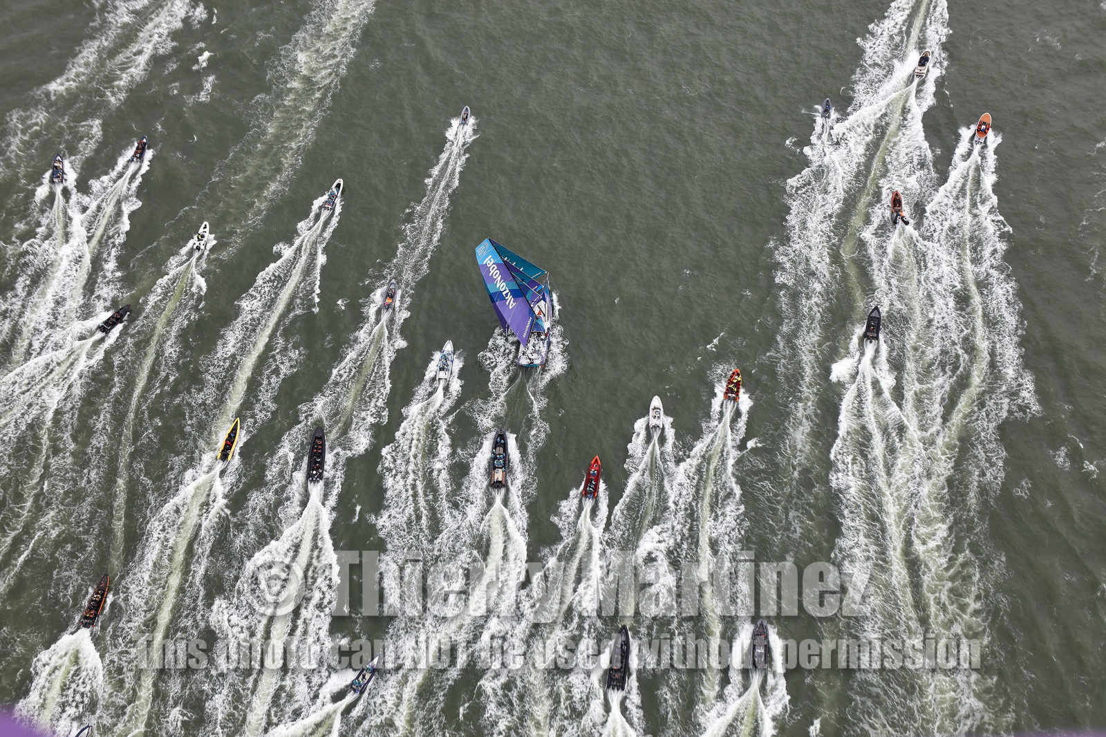 team AkzoNobel  in Volvo Ocean Race 2017-18.