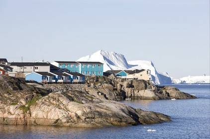 Schooner LA LOUISE sailing on west coast of Greenland.
