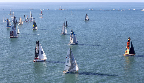 Départ Transat Jacques Vabre 2015.