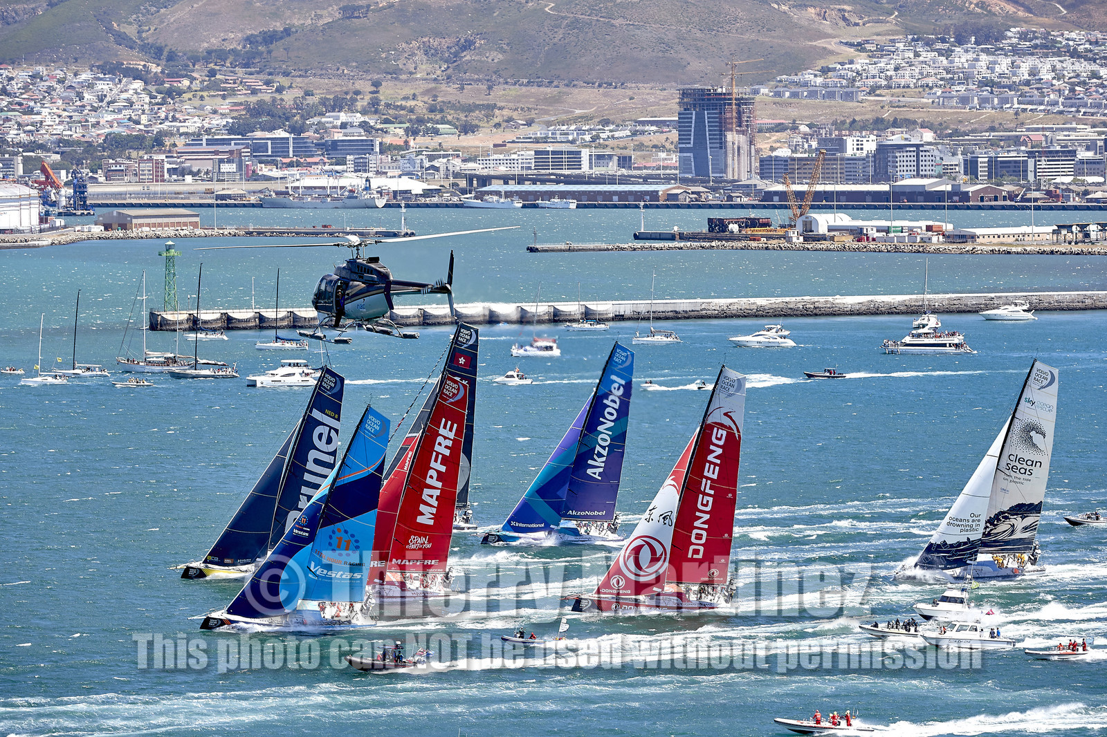 team AkzoNobel  in Volvo Ocean Race 2017-18.